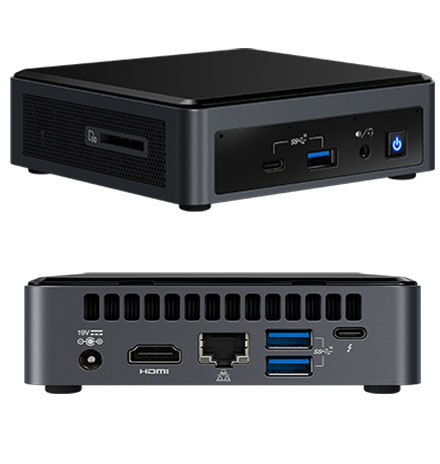 Intel NUC10i5FNK<b>PA</b> (Intel Core i5-10210U up to 4,20GHz, 1x HDMI, 5x USB 3.1, 8GB RAM, <b>256GB NVMe SSD, Win 10 Home</b>