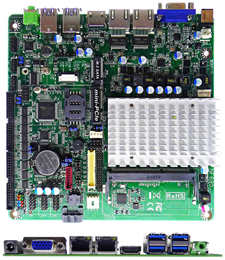 Jetway JNF695P-3350 (Intel Apollo Lake) [6x COM, 2x HDMI]